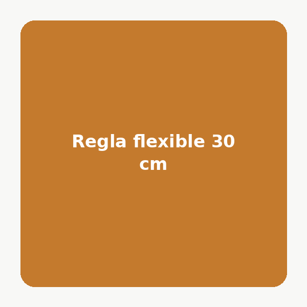 Regla flexible 30 cm