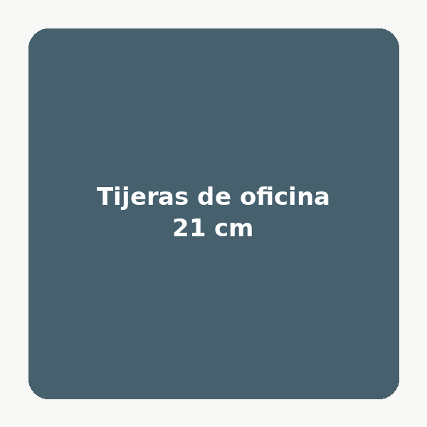 Tijeras de oficina 21 cm