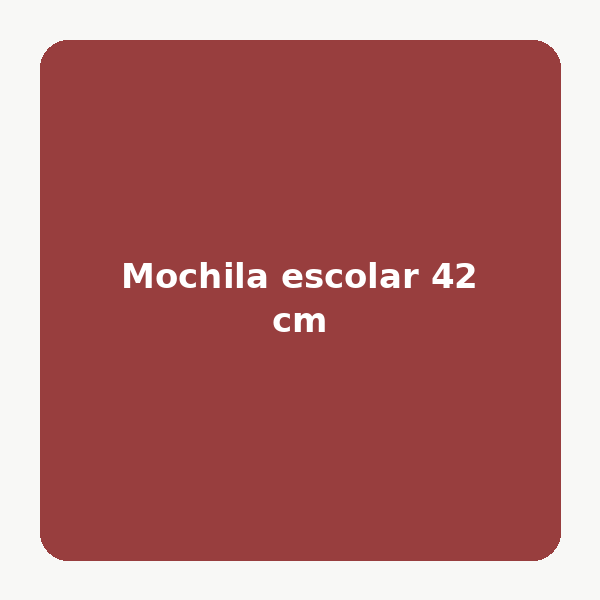 Mochila escolar 42 cm (Azul)