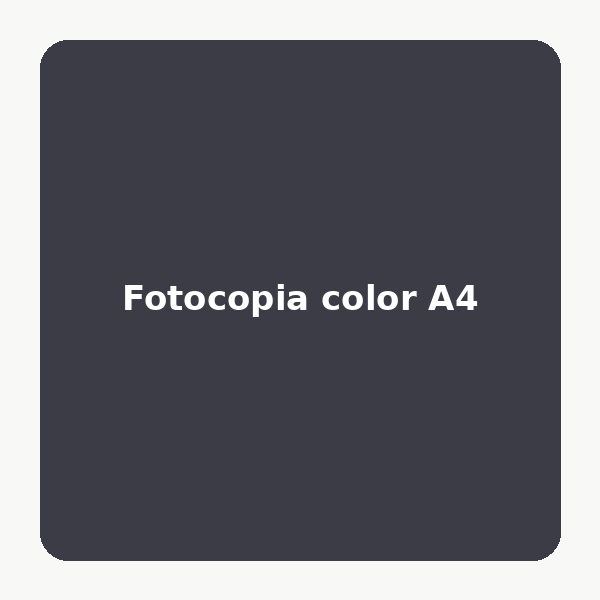 Fotocopia color A4