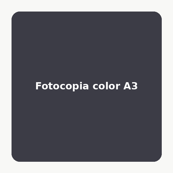 Fotocopia color A3