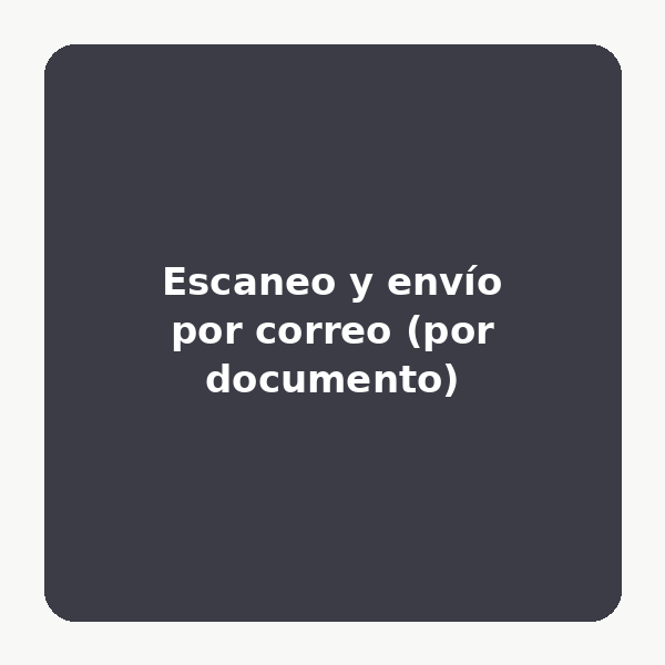 Escaneo y envío por correo (por documento)